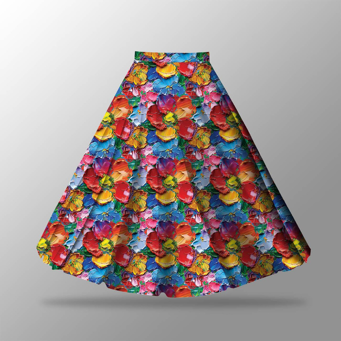 ABSTRACTION wz.15 - looped knit fabric