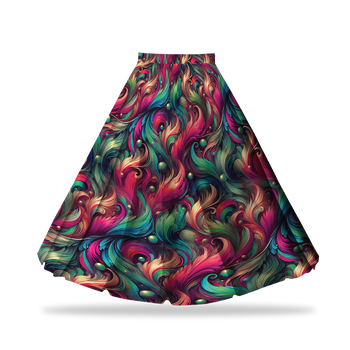 panel kalhot "MAXI"/ Colorful feathers