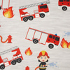 FEUERWEHR / Feuer - Baumwoll Webware