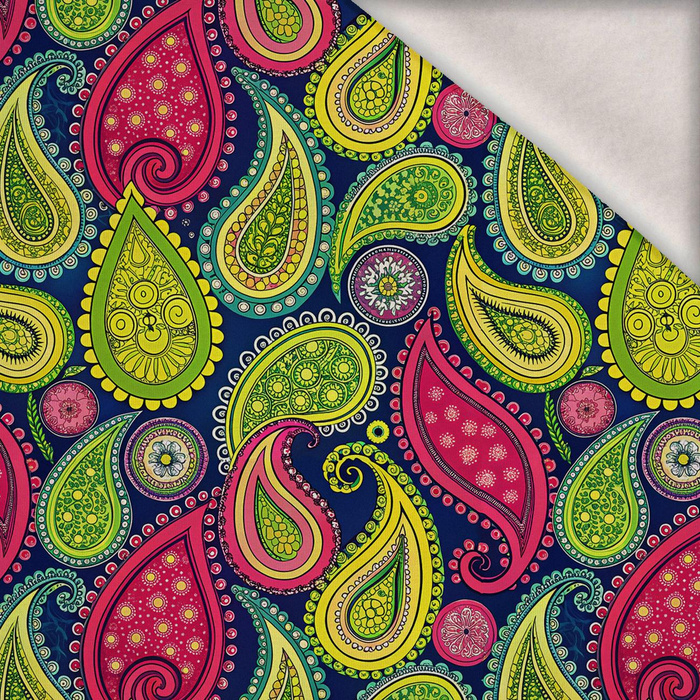PAISLEY wz.10 - teplákovina počesaná s elastanem ITY