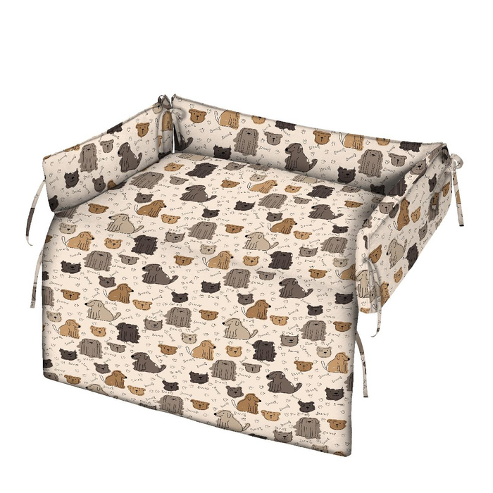 ANIMAL BED - ANIMALS PAT.1 - sewing set - M