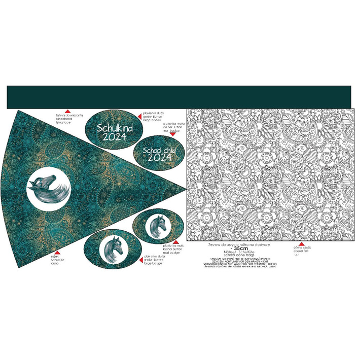 First Grade Candy Cone - MEHNDI 2.0 - sewing set