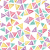 TROPICAL TRIANGLES - Cotton woven fabric