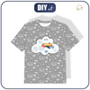 KID’S T-SHIRT - PLANES  pat. 2 / white (ADVENTURE BEGINS) - single jersey (104/110)
