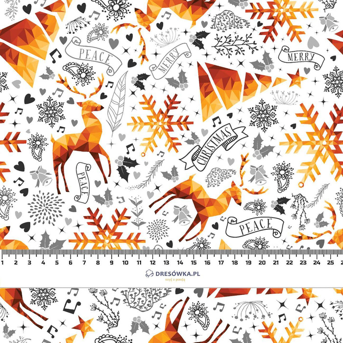 GOLDEN DEERS - brushed knitwear with elastane ITY