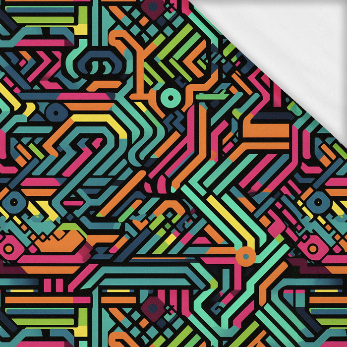 NEON ABSTRACT WZ.2- single jersey with elastane ITY