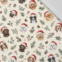 CHRISTMAS PETS WZ. 2 - tkanina bawełniana