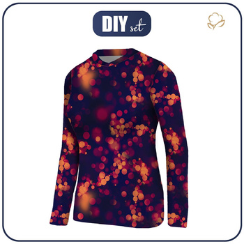 WOMEN'S THERMO BLOUSE (PATTY) - BOKEH - sewing set XXL