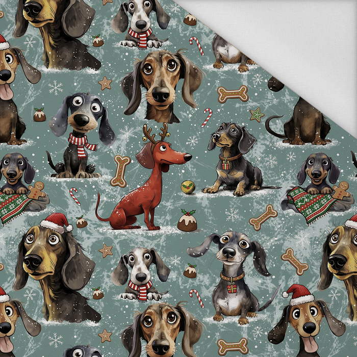 DOGS WZ. 3 / CHRISTMAS - Nylonstoff PUMI