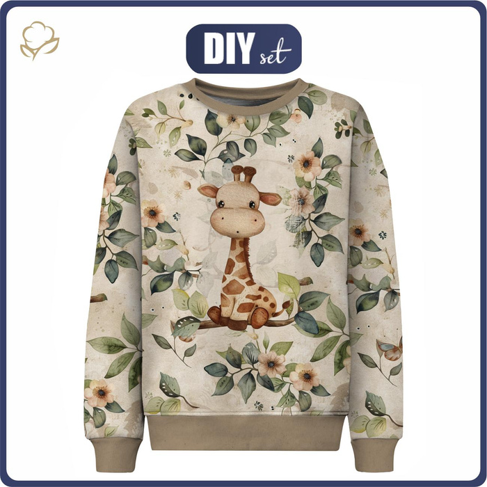 KINDER SWEATSHIRT (NOE) - LITTLE GIRAFFE - Nähset (110/116)