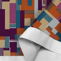 RETRO GEOMETRIC WZ. 1 - Baumwoll Drillich