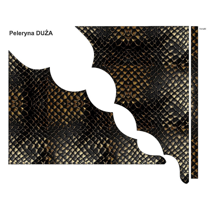PELERYNA - LEATHER PATTERN WZ.8 - S