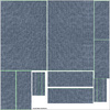 ANIMAL BED - LINEN / jeans - sewing set - L
