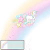 UNICORN AND STARS (WONDERLAND) - PANORAMIC PANEL (60cm x 155cm)