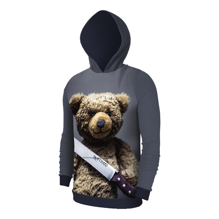 PÁNSKÁ MIKINA S KAPUCÍ (COLORADO) - KILLER TEDDY - Sada šití S