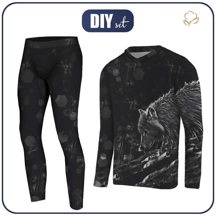 THERMO HERREN SET (STEVE) - POLARWOLF - Nähset L