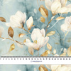 FLOWERS - Cloud Dancer WZ.3 - looped knit fabric
