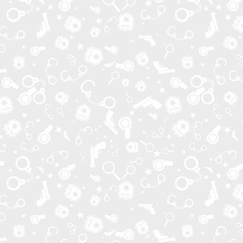 POLIZEI (Hintergrund) / hellgrau - Viskose-Jersey WE210