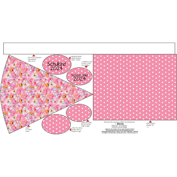 První třída Candy Cone - KVĚTINY / Velikost na výběr