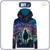 UNISEX HOODIE (HYDRA) - NEON GALAXY PAT.6 - sewing set S