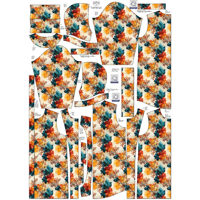 DAMENPARKA  "ANNA" (XXL) - AUTUMN TIME m. 7 - Nähset 