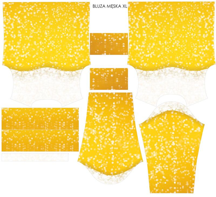 HERREN SWEATSHIRT - BIER - Elastischer Wintersweat XXL