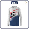 THERMO KINDER BLUSE (BILLIE) - FUßBALL Ms. 1 - Nähset 152