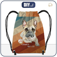 GYM BAG - BULLDOG / STRIPES EN / Choice of sizes