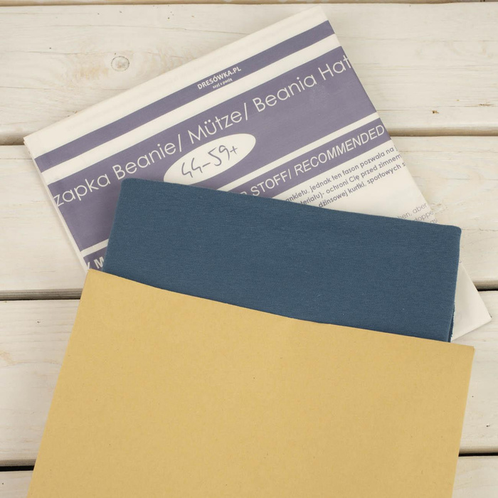 BEANIE CAP - DENIM - sewing set