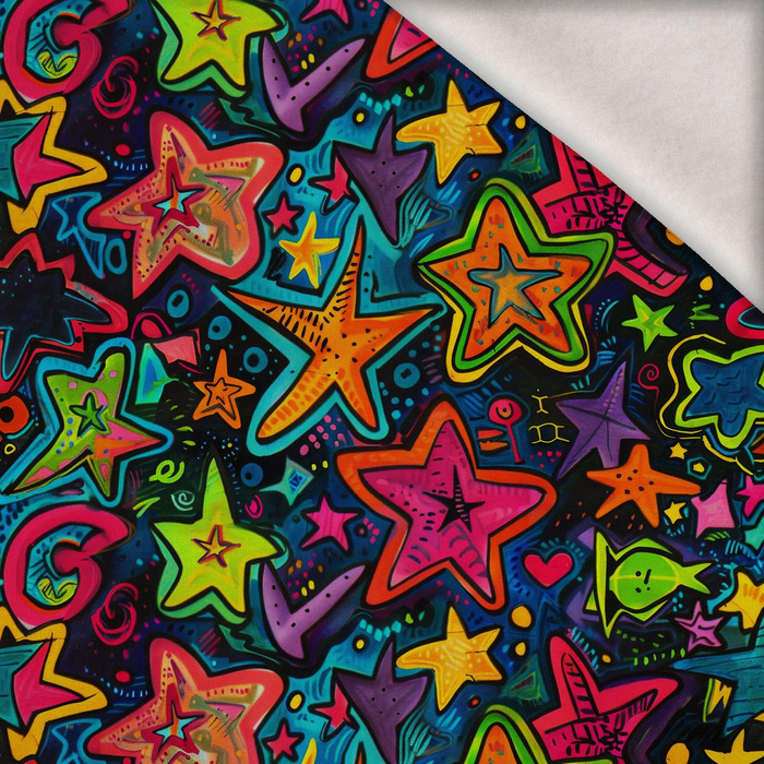 NEON STARS WZ.2 - brushed knitwear with elastane ITY