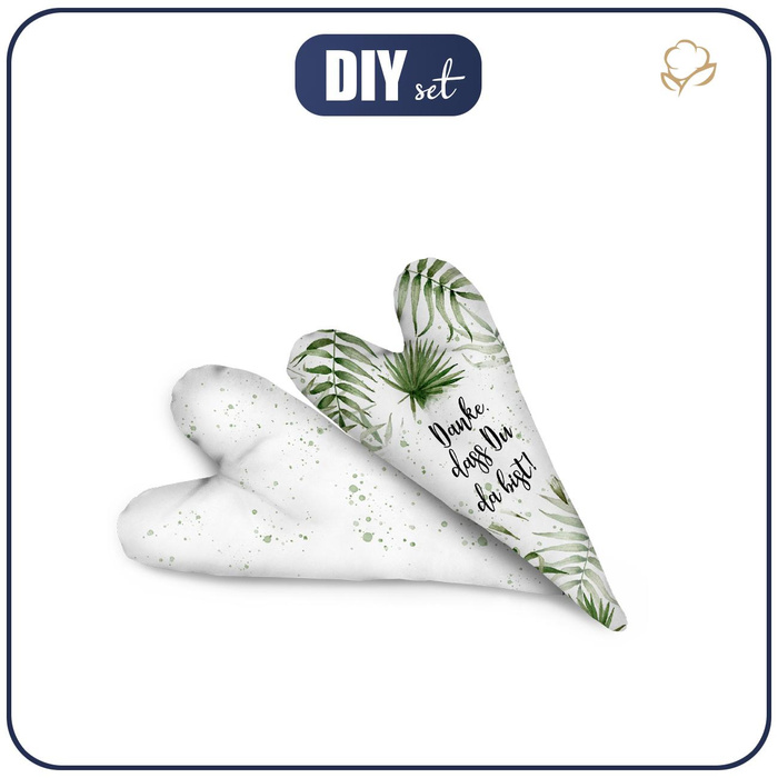 DEKORATIVNÍ SRDÍČKA - Danke, dass Du da bist!