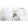 T-SHIRT DAMSKI - NO RAIN, NO FLOWER - zestaw do uszycia M