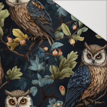 PASTEL BIRDS M. 5 (EULE) - Hydrophober angerauter Wintersweat