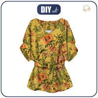 KIMONO BLOUSE - MALVES / yellow - sewing set