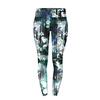 THERMO LEGGINSY DAMSKIE (GRETA) - FLORAL STRIPES - zestaw do uszycia XXXL