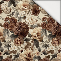 AUTUMN FLOWERS WZ. 29 - leichte Maschenware angeraut