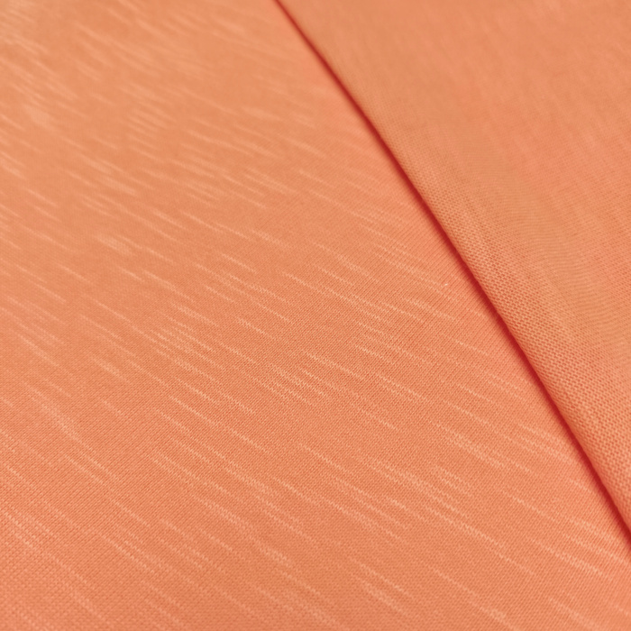 "FLAME" cotton jersey 170g - PAPAYA ORANGE D-108