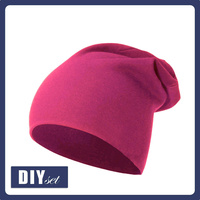 Beanie Mütze - FUCHSIE - Nähset