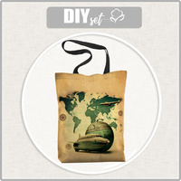 SHOPPER BAG -  TRAVEL TIME PAT. 4 - sewing set