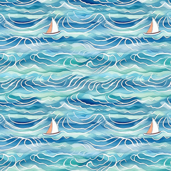 By the Sea Wz. 13 - Waterproof woven fabric
