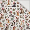 CHRISTMAS PETS WZ. 1 - Tkanina na obrusy