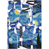 PARKA DAMSKA (ANNA) - GWIAŹDZISTA NOC (Vincent van Gogh) - zestaw do uszycia XXL