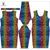 PENCIL DRESS (ALISA) - HOLOGRAM RAINBOW pat. 3 - sewing set
