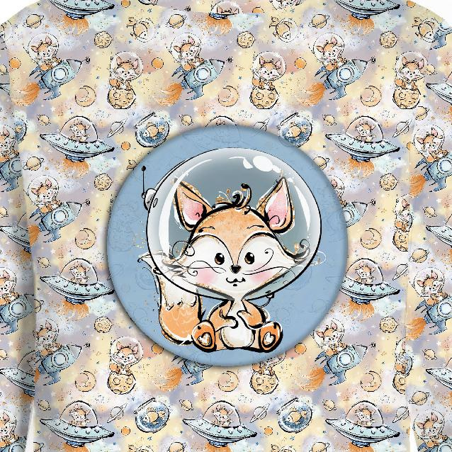 Longsleeve - SPACE CUTIES pat. 13 (CUTIES IN THE SPACE) - single jersey (110/116)