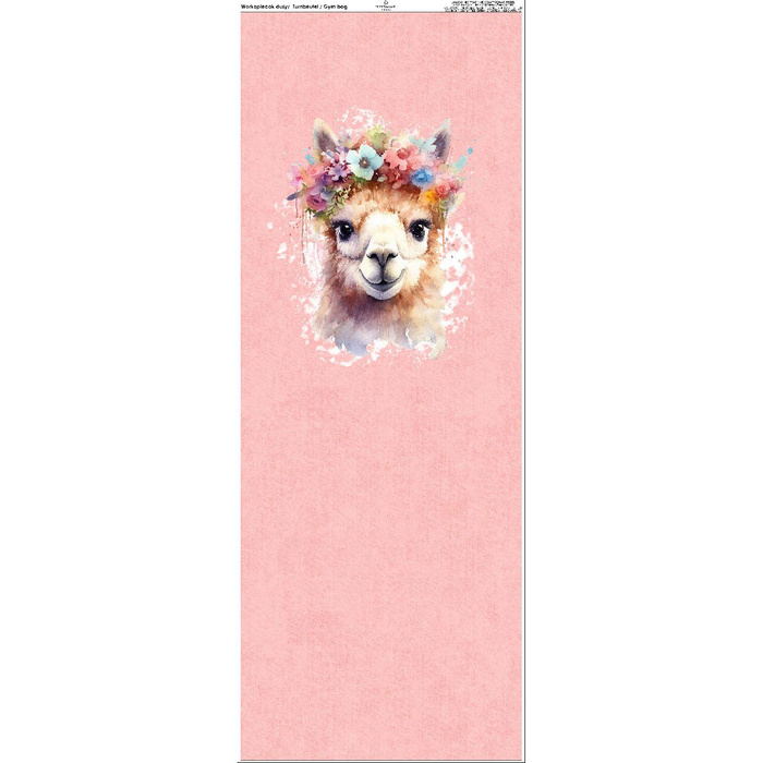 BATOH-PYTEL - WATERCOLOR LAMA - malý