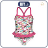 Girl's swimsuit - SUMMER CATS PAT. 1 - sewing set 86-92