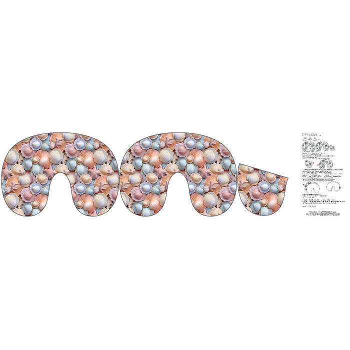 NACKENPOLSTER -  SEA WORLD m. 6 - Nähset