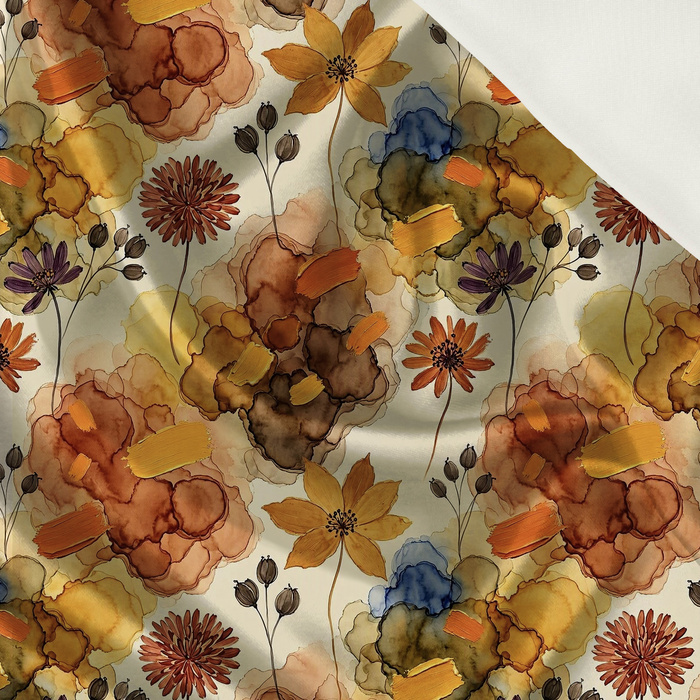 AUTUMN FLOWERS WZ. 25 - Satin