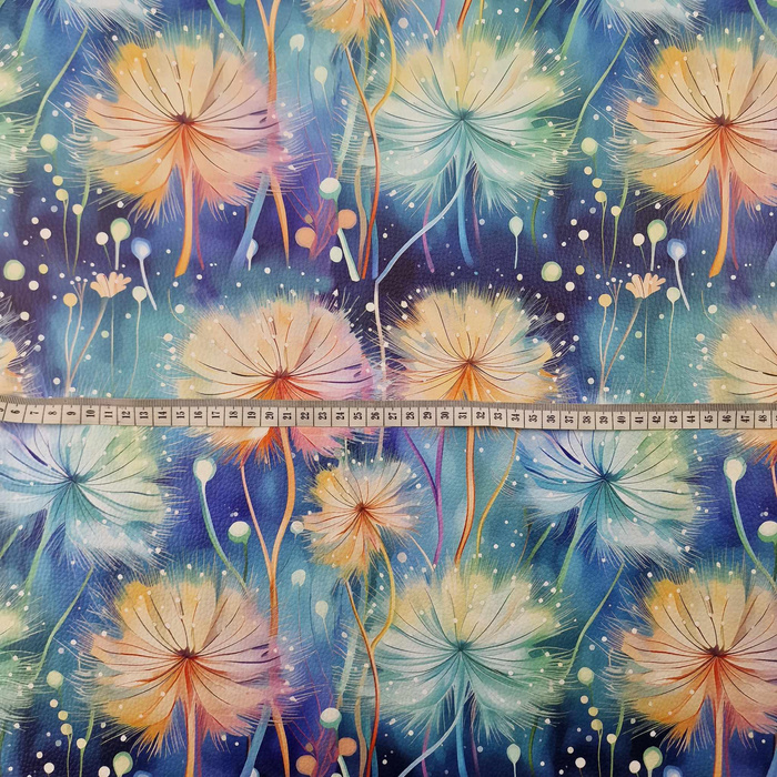 PASTEL FLOWERS WZ.10 (46 cm x 50 cm) - thick pressed leatherette