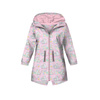 KIDS PARKA (ARIEL) - UNICORNS AND FLOWERS pat. 2 (WONDERLAND) - softshell